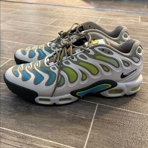 Nike Air Max Plus with Blue and Green Accents
